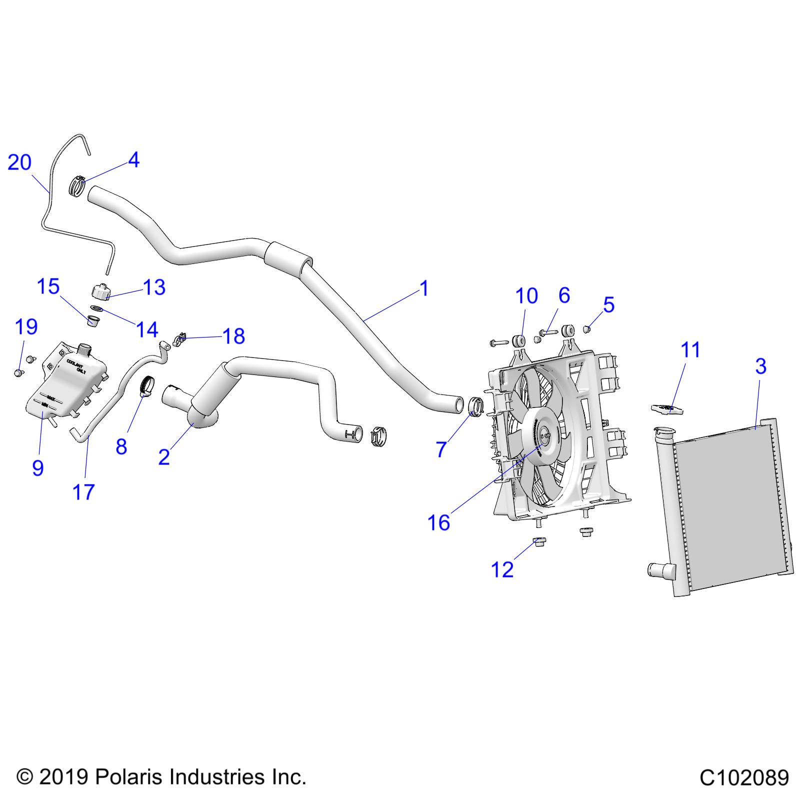 Part Number : 1244737 ASM-COOLANT SUPPLY